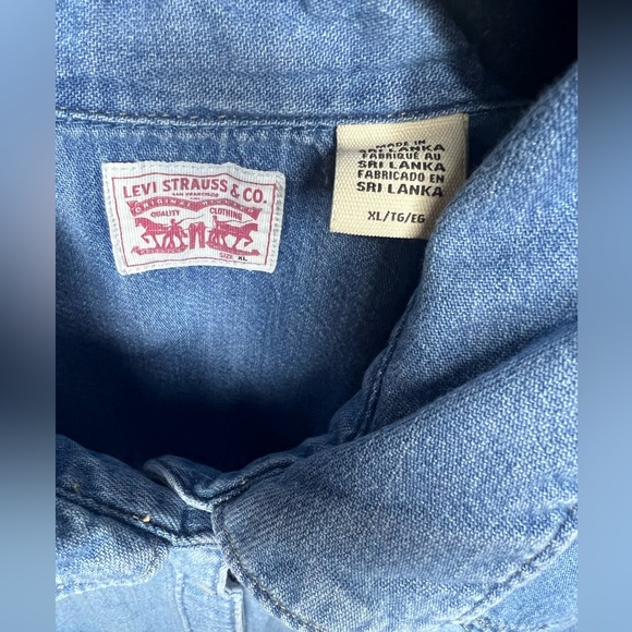 Levi’s Teodora Western Shirt Size XL - Picture 6 of 10